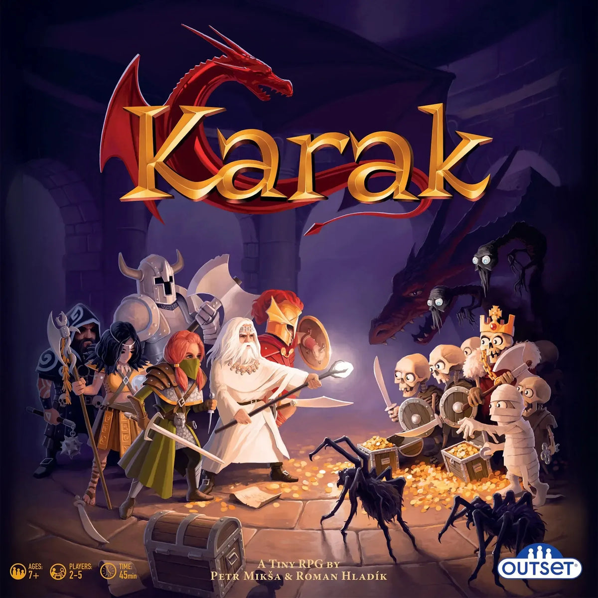 Karak - RPG Strategic Tile Dungeon Game - Outset