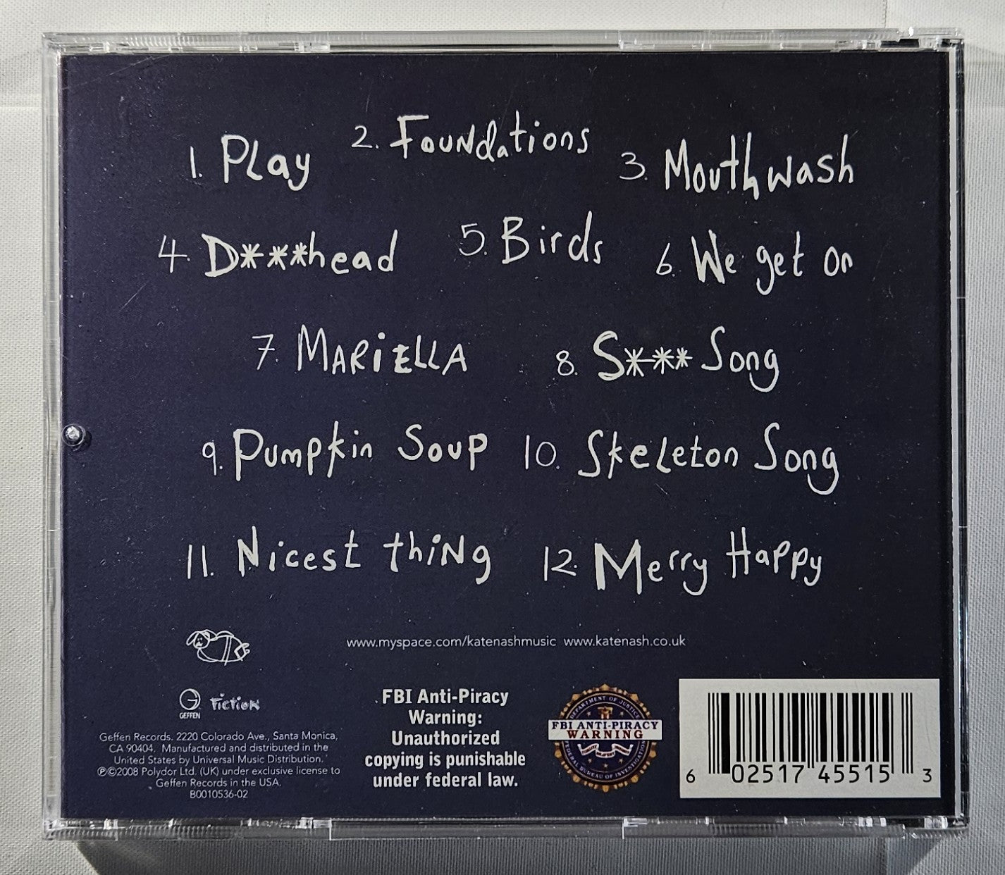 Kate Nash - Made of Bricks [2008 Used CD]