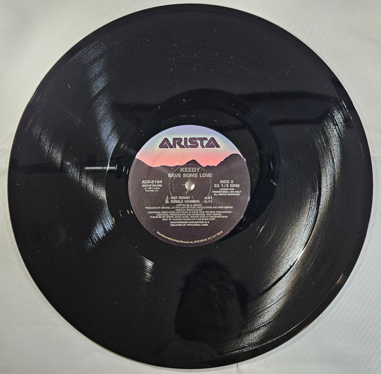 Keedy - Save Some Love [1991 Promo] [Used Vinyl Record 12" Single]