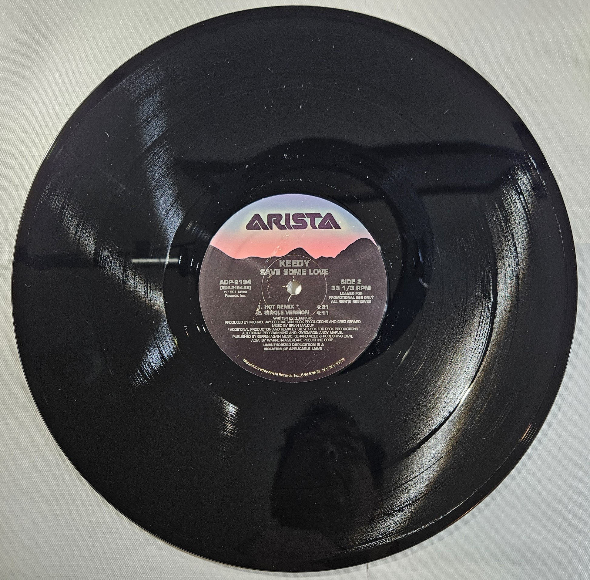 Keedy - Save Some Love [1991 Promo] [Used Vinyl Record 12" Single]