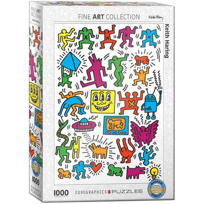 Keith Haring Collage 1000 Piece Jigsaw Puzzle Eurographics