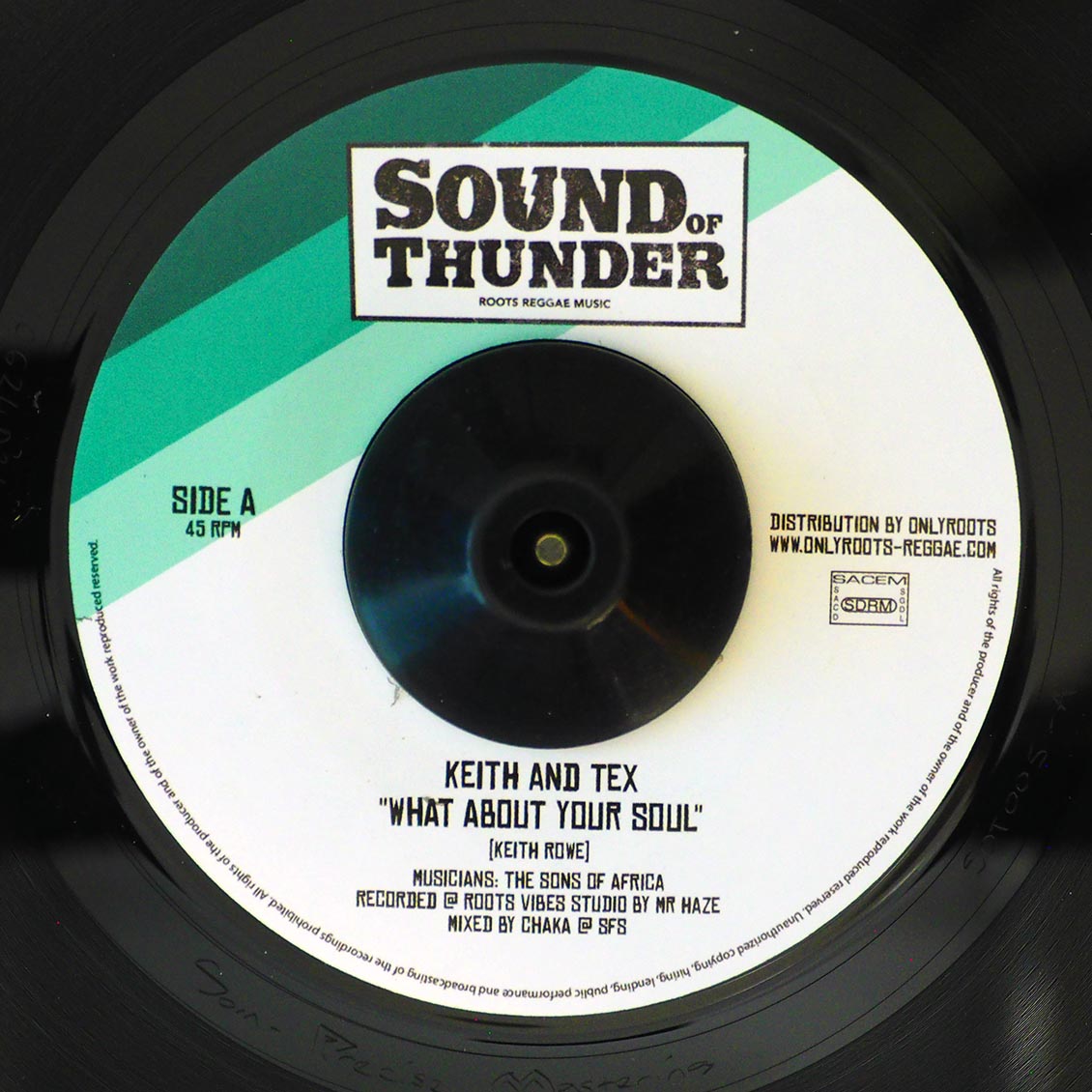Keith & Tex - What About Your Soul [2020 45RPM] [New Vinyl Record 7" Single]