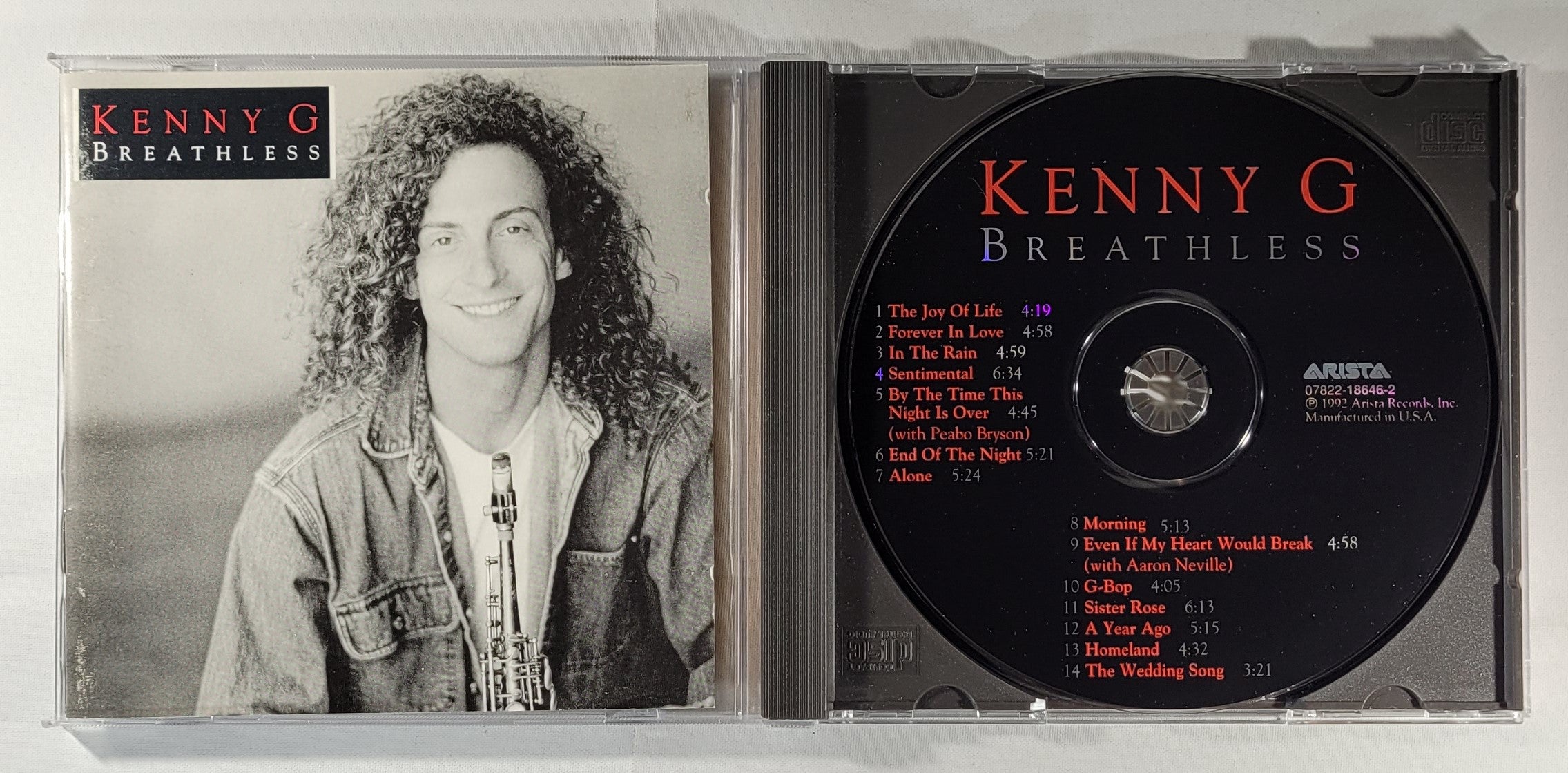 Kenny G - Breathless [1992 Used CD] [D] – Pure Live Records