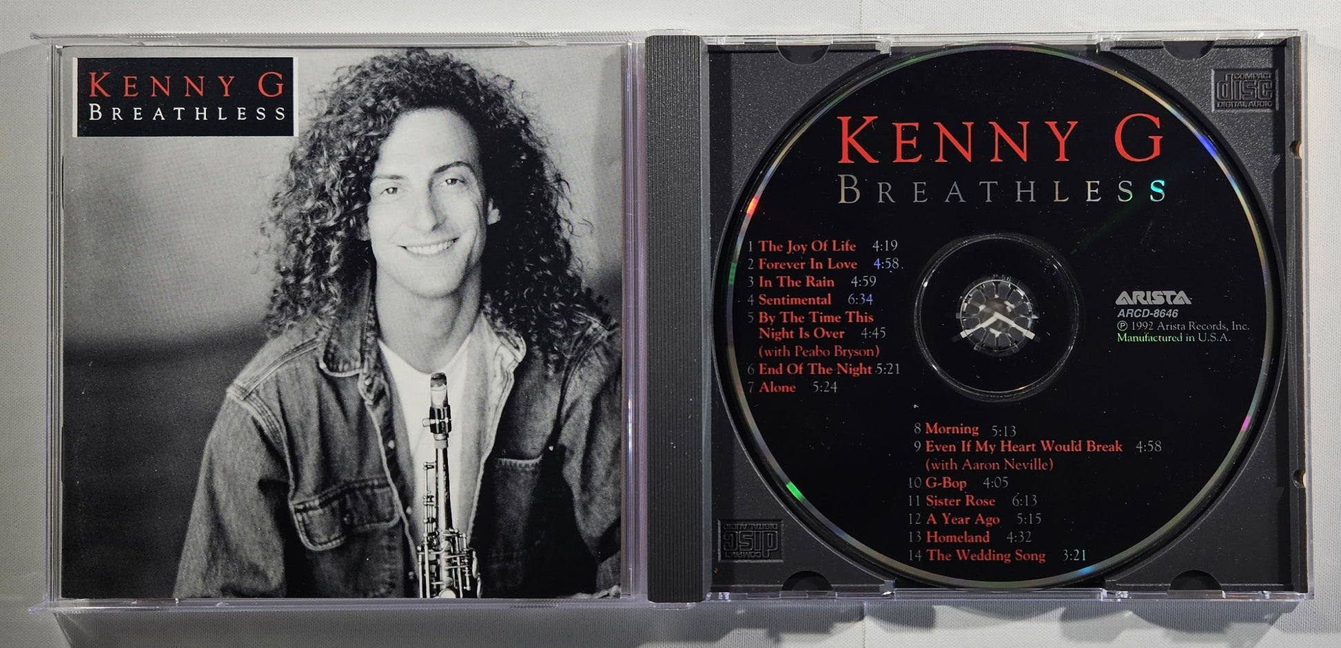 Kenny G - Breathless [1992 Club Edition] [Used CD]
