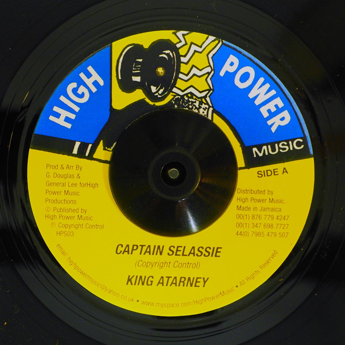 King Atarney - Captain Selassie / Version [1985 New Vinyl Record 7" Single]