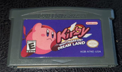 Kirby Nightmare in Dream Land GBA Video Game Boy Advance Ninendo 2002