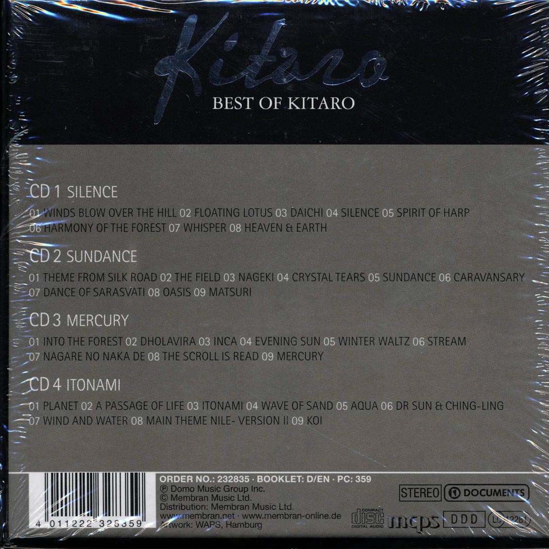 Kitaro - Best of Kitaro [2009 Compilation] [New 4 CD Box Set]