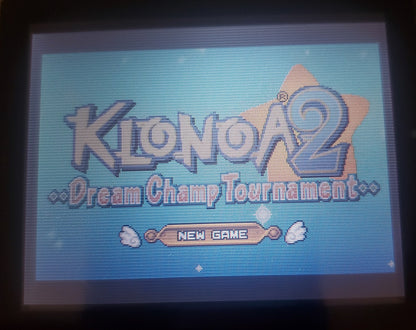 Klonoa 2 Dream Champ Tournament GBA Video Game Boy Advance 2005