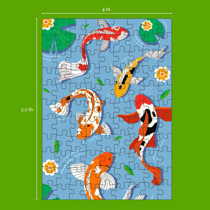 Koi 99 Piece Mini Jigsaw Puzzle Puzzledly