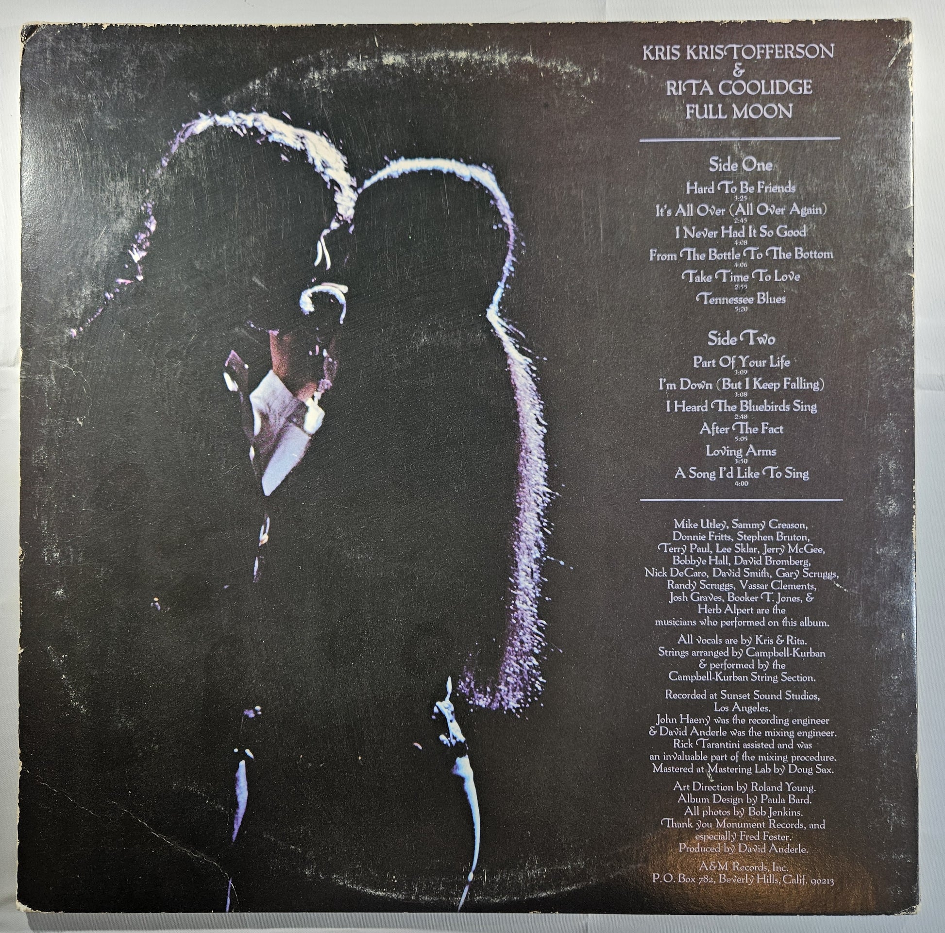 Kris & Rita - Full Moon [1973 Santa Maria Pressing] [Used Vinyl Record LP]