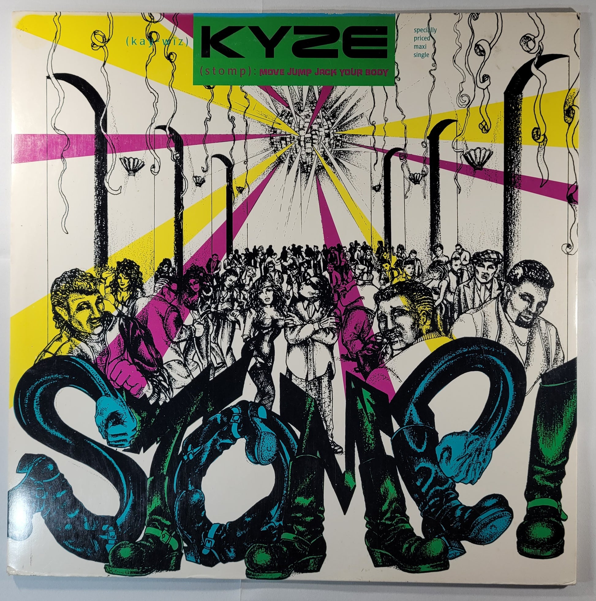 Kyze - Stomp (Move Jump Jack Your Body) [1989 Used Vinyl Record 12" Single]