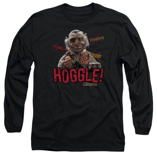 Labyrinth Hoggle Mens Long Sleeve Shirt Black Officially Licensed Officially Licensed