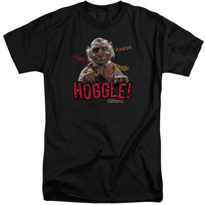 Labyrinth Hoggle Mens Tall T Shirt Black Officially Licensed