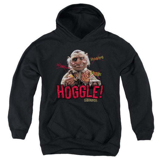 Labyrinth Hoggle Kids Youth Hoodie Black Officially Licensed
