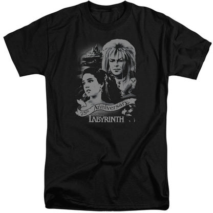 Labyrinth Anniversary Mens Tall T Shirt Black Officially Licensed