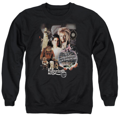 Labyrinth 25 Years Of Magic Mens Crewneck Sweatshirt Black Officially Licensed