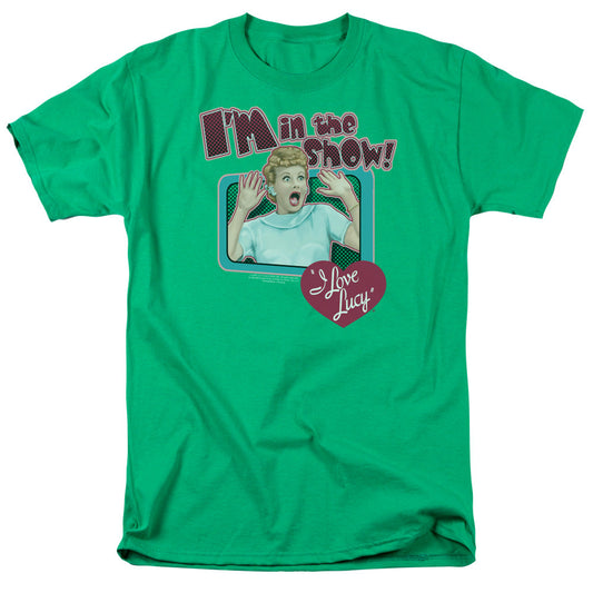 I Love Lucy Put Me In The Show Mens T Shirt Kelly Green Officially Licensed
