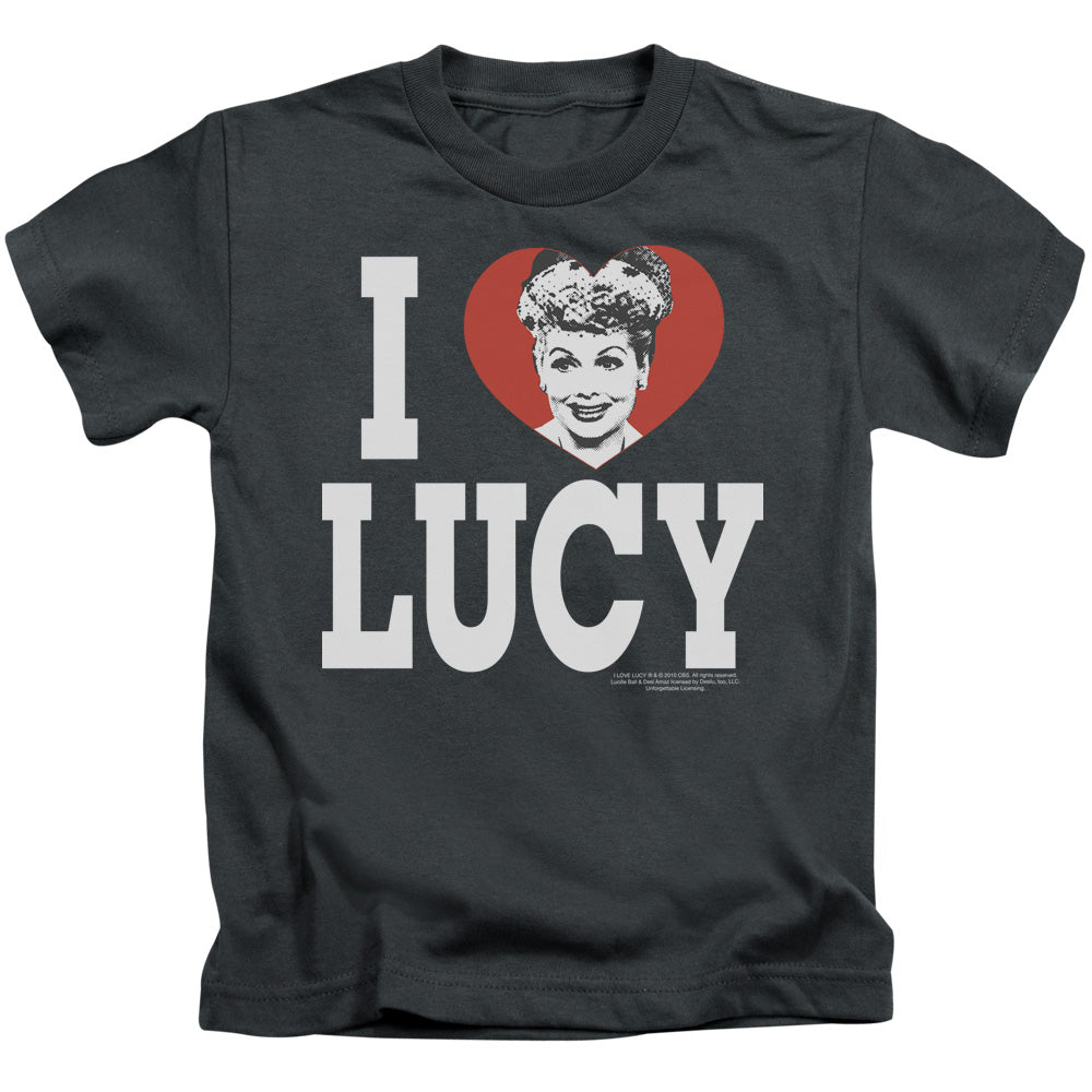 I Love Lucy I Love Lucy Juvenile Kids Youth T Shirt Charcoal Officially Licensed