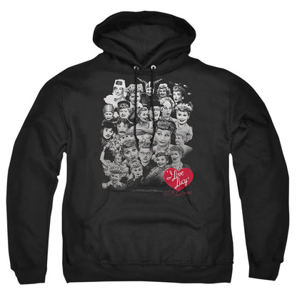 I Love Lucy 60 Years Of Fun Mens Hoodie Black Officially Licensed