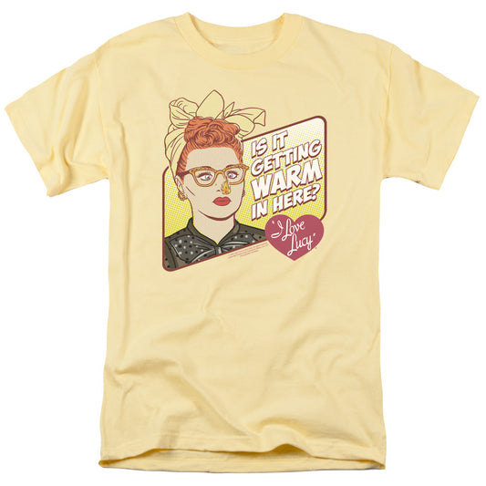 I Love Lucy Warm In Here Mens T Shirt Banana Officially Licensed