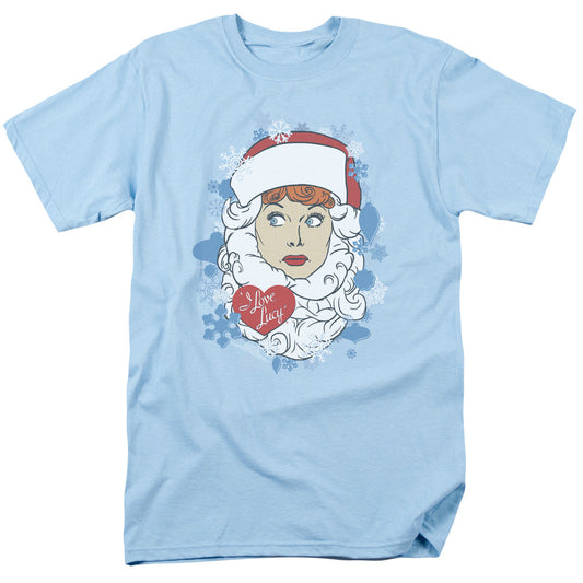 I Love Lucy Beard Flakes Mens T Shirt Light Blue Officially Licensed