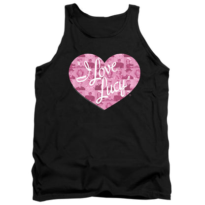 I Love Lucy Many Moods Logo Mens Tank Top Shirt Black Officially Licensed