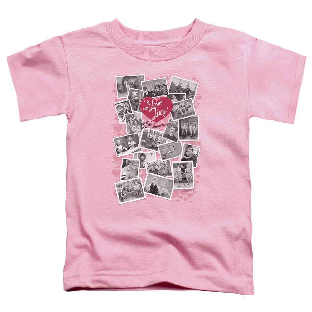 I Love Lucy 65th Anniversary Toddler Kids Youth T Shirt Pink Officially Licensed