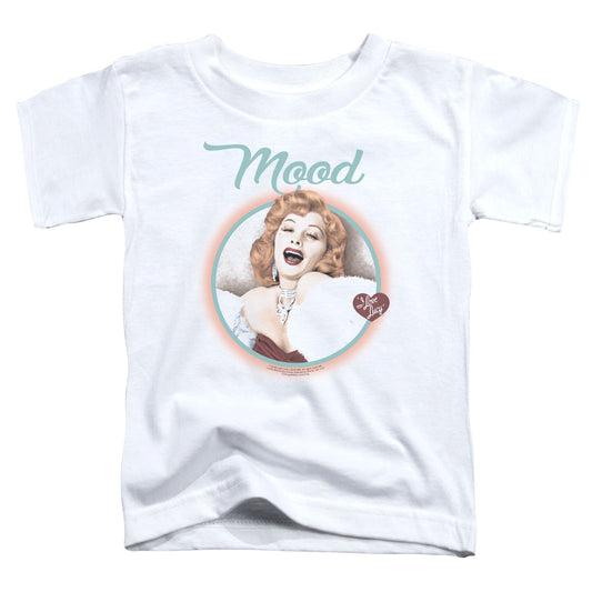 I Love Lucy Mood Toddler Kids Youth T Shirt White Officially Licensed