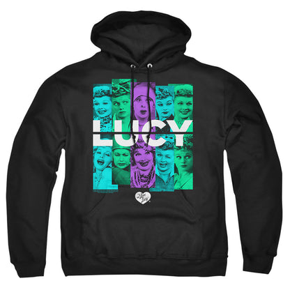 I Love Lucy Shades Of Lucy Mens Hoodie Black Officially Licensed