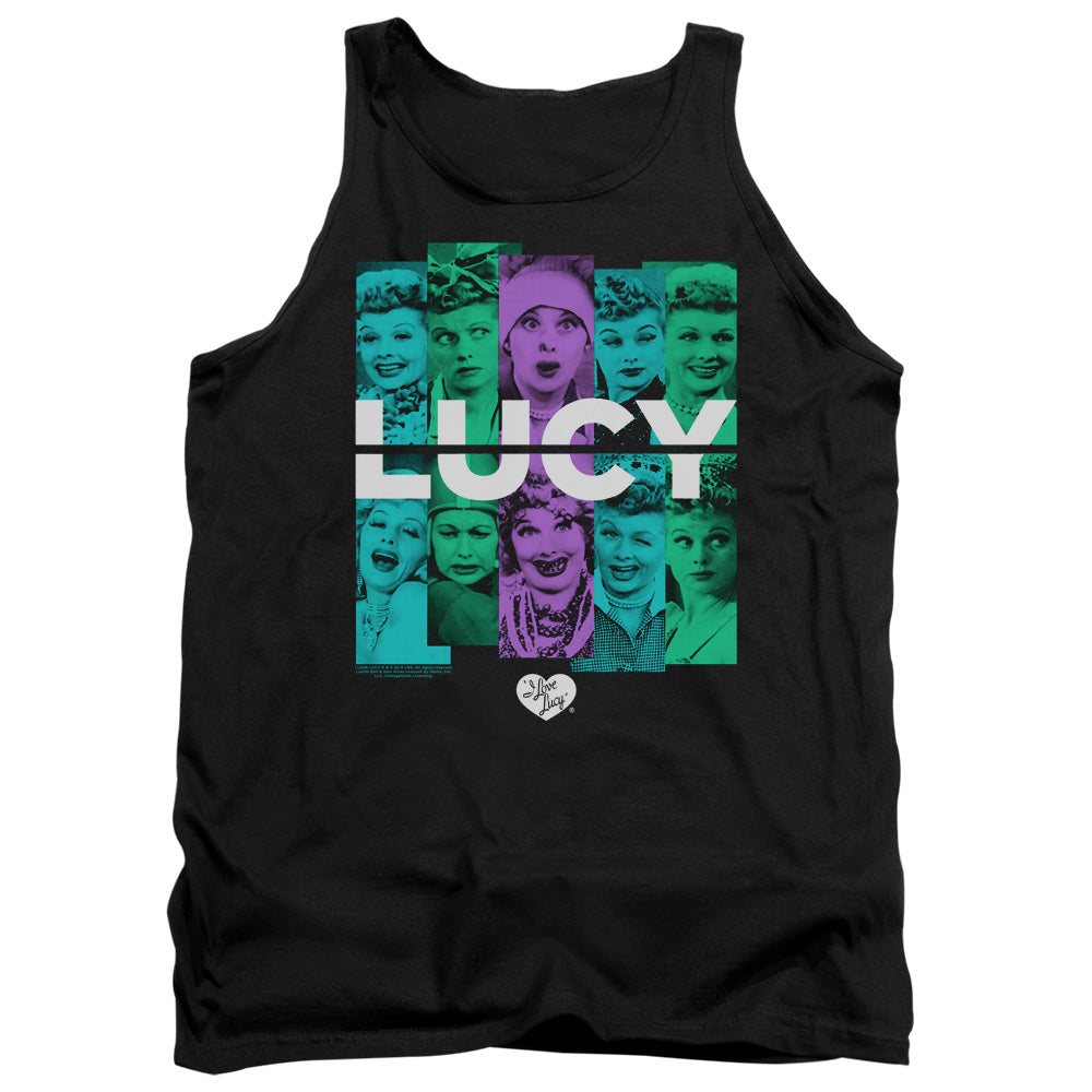 I Love Lucy Shades Of Lucy Mens Tank Top Shirt Black Officially Licensed