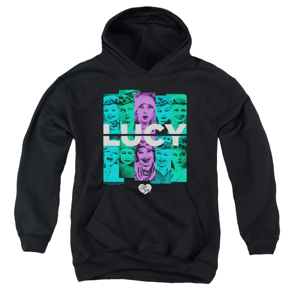 I Love Lucy Shades of Lucy Kids Youth Hoodie Black Officially Licensed
