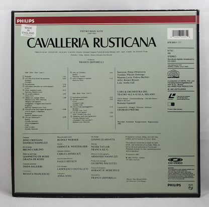 Pietro Mascagni - Cavalleria Rusticana [1982 Used LaserDisc]