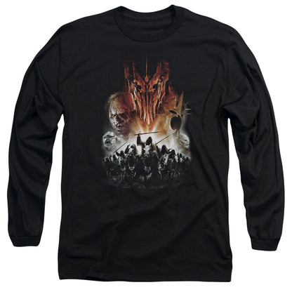 Lor Evil Rising Mens Long Sleeve Shirt Black Officially Licensed