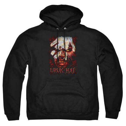 Lord Of The Rings Uruk Hai Mens Hoodie Black