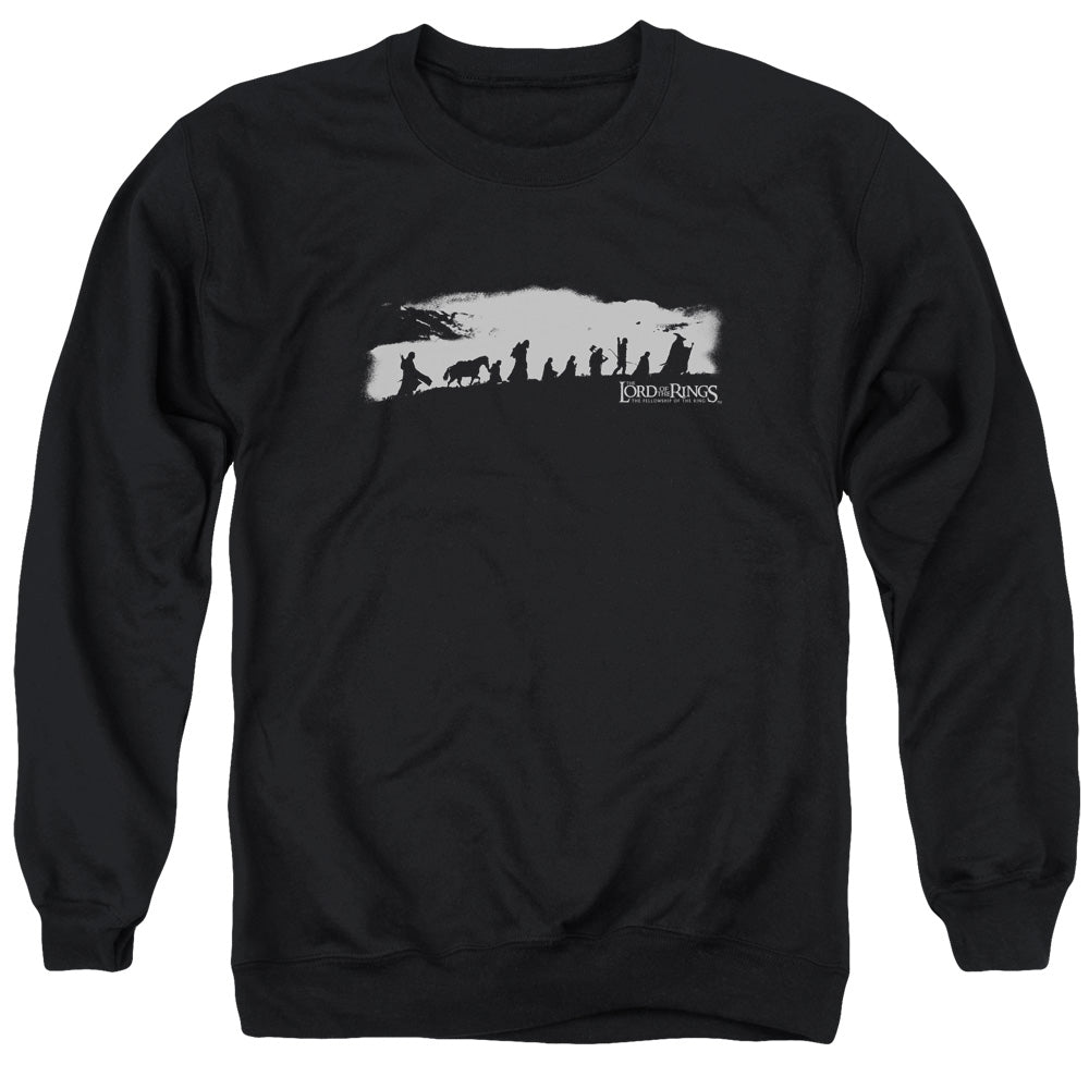 Lord of the Rings The Fellowship Mens Crewneck Sweatshirt Black