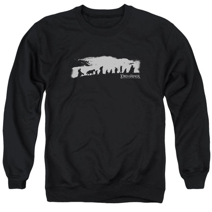 Lord of the Rings The Fellowship Mens Crewneck Sweatshirt Black