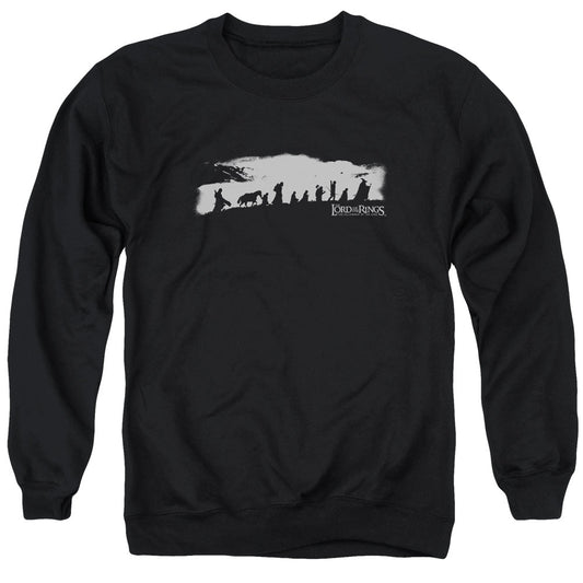 Lord of the Rings The Fellowship Mens Crewneck Sweatshirt Black