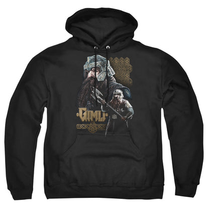 Lord Of The Rings Gimli Mens Hoodie Black