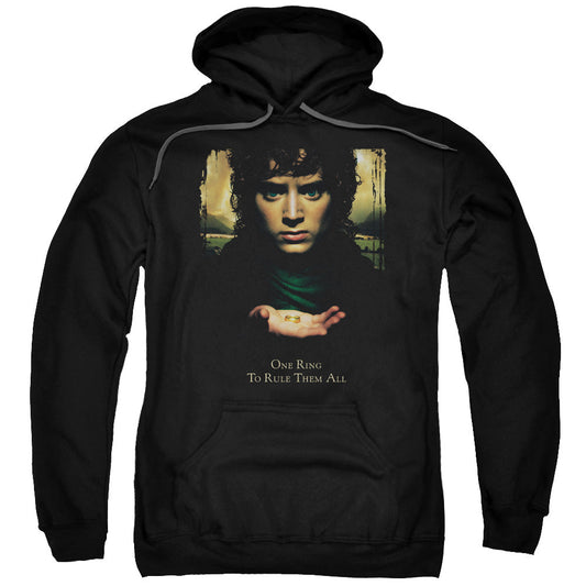 Lord Of The Rings Frodo One Ring Mens Hoodie Black