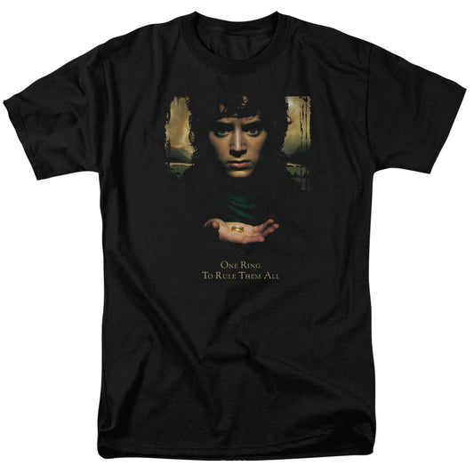 Lord Of The Rings Frodo One Ring Mens T Shirt Black Officially Licensed
