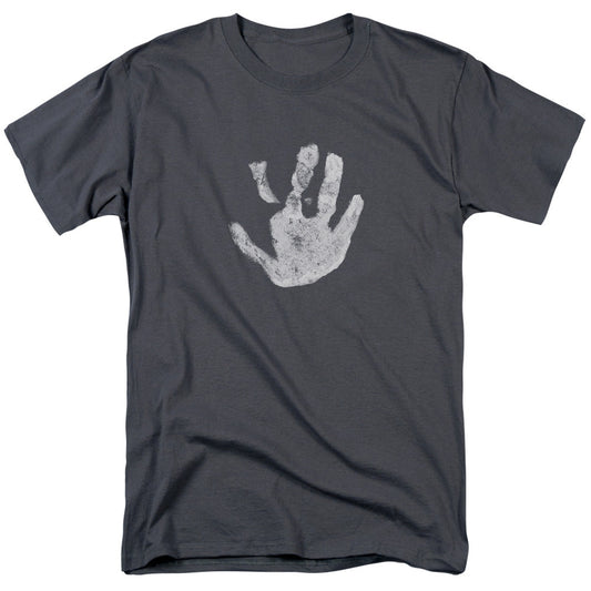 Lord Of The Rings White Hand Mens T Shirt Charcoal Officially Licensed