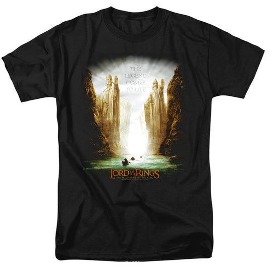 Lord Of The Rings Kings Of Old Mens T Shirt Black Officially Licensed