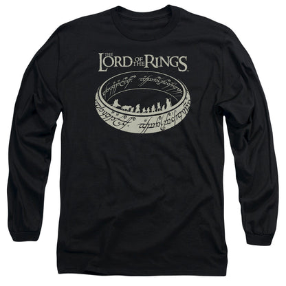 Lord Of The Rings The Journey Mens Long Sleeve Shirt Black Officially Licensed Officially Licensed