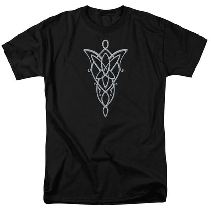 Lord Of The Rings Arwen Necklace Mens T Shirt Black Officially Licensed