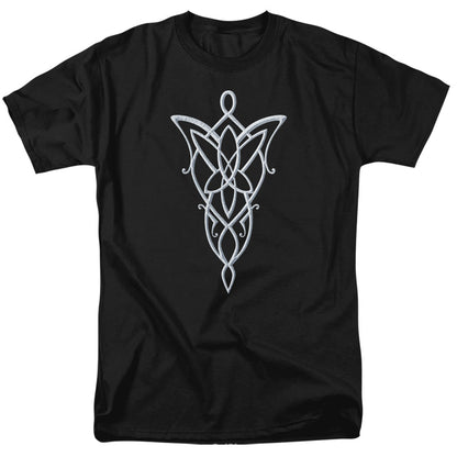 Lord Of The Rings Arwen Necklace Mens T Shirt Black Officially Licensed