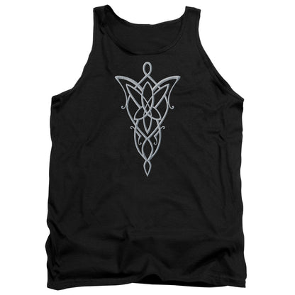 Lord Of The Rings Arwen Necklace Mens Tank Top Shirt Black Officially Licensed
