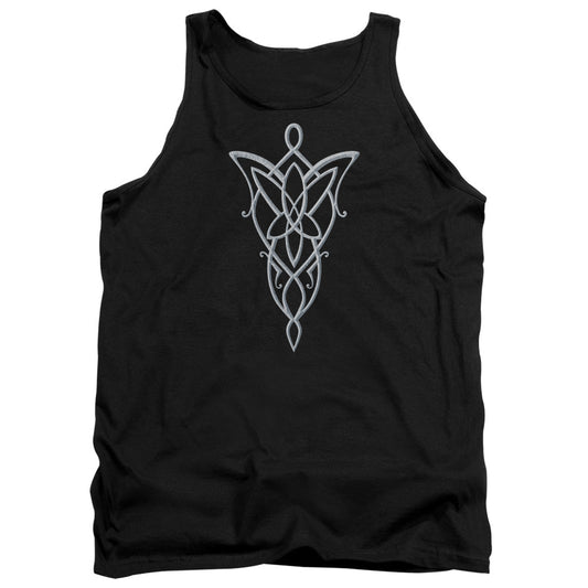 Lord Of The Rings Arwen Necklace Mens Tank Top Shirt Black Officially Licensed