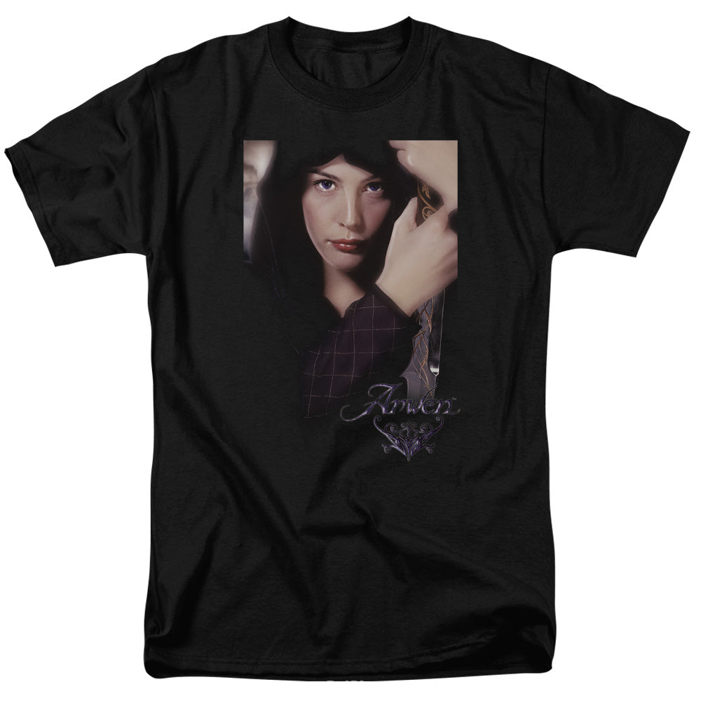 Lord of the Rings Arwen Mens T Shirt Black Officially Licensed