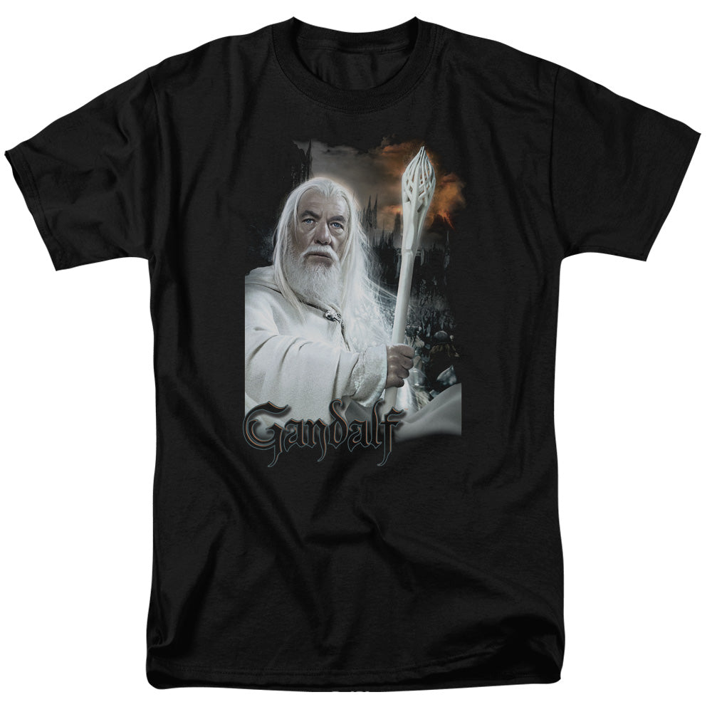 Lord of the Rings Gandalf Mens T Shirt Black Officially Licensed