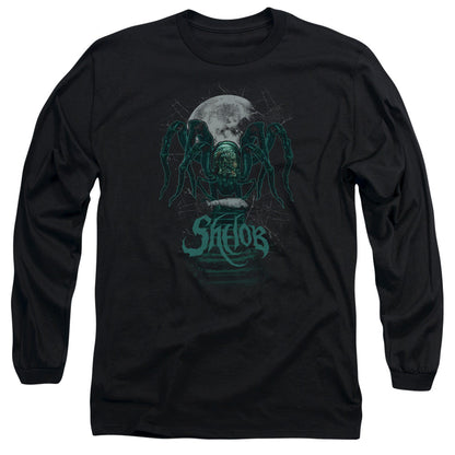 Lord Of The Rings Shelob Mens Long Sleeve Shirt Black Officially Licensed Officially Licensed